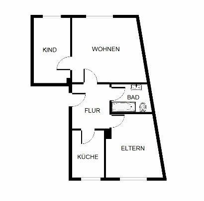 3-Zimmer-Wohnung in zentraler Lage - Photo 2