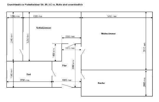 2 Raum Wohnung mit Loggia in Sanierung - Foto 3