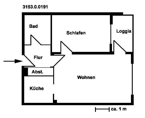Smarter Wohnen: günstig geschnittene 2-Zimmer-Wohnung - Foto 5