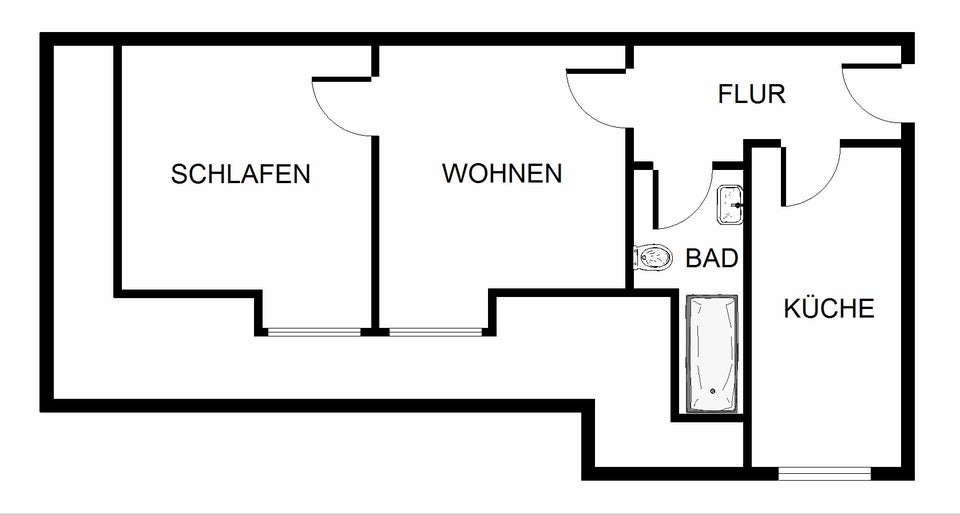 Ihre Chance - ideale 3,5-Zi.-Wohnung mit Balkon und moderner Küchenzeile - Photo 2