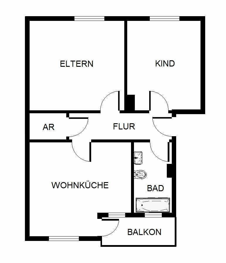 Lust auf Veränderung! Renovierte 2,5-Zimmer-Wohnung mit Balkon - Photo 4