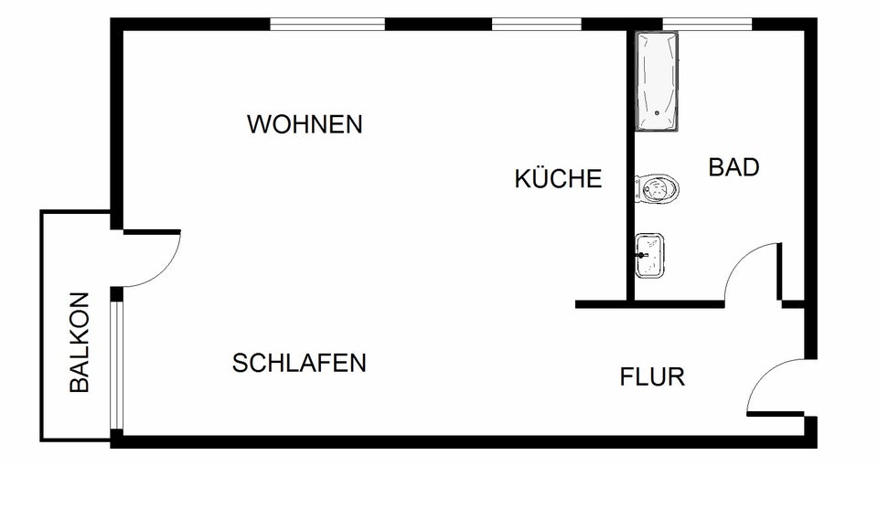 Top sanierte 1-Zimmer-Single-Wohnung - Foto 2