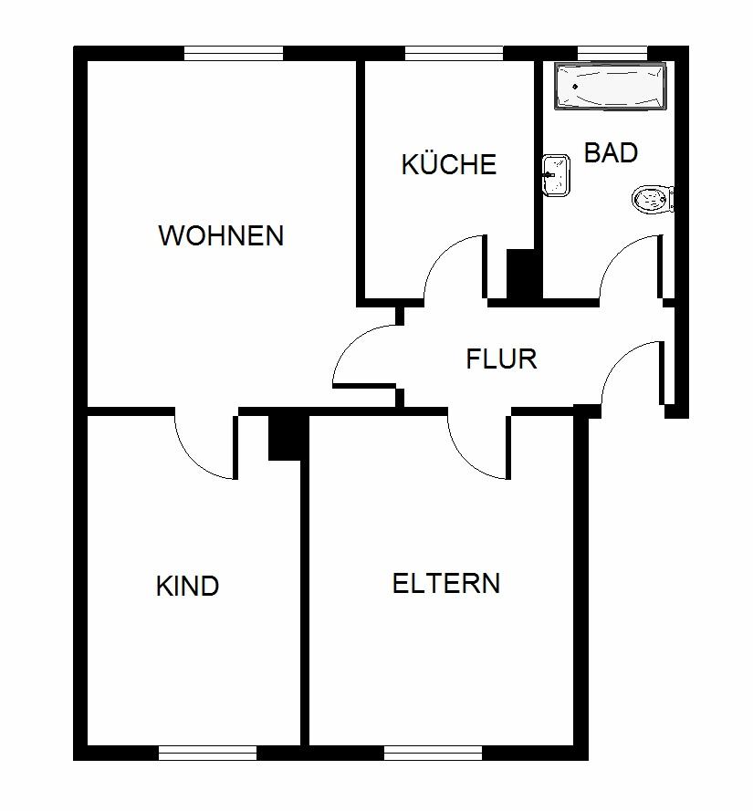 Bezugsfertige renovierte Citywohnung mit Balkon in Castrop - 3-Zimmer - ruhige Lage - Foto 3