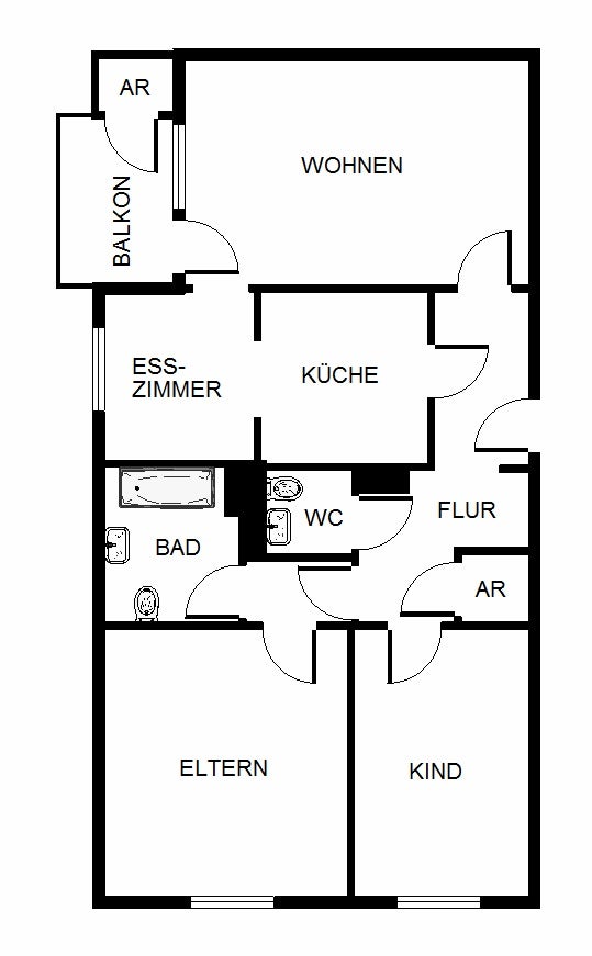 Da kommt man gern Heim. 3,5-Zimmer-Wohnung - Foto 1