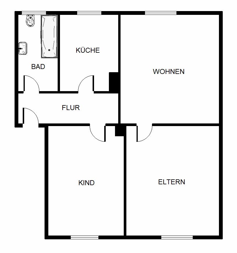 Frisch renovierte 3-Zi-EG-Whg. in Überruhr-Holthausen zu vermieten - Foto 5