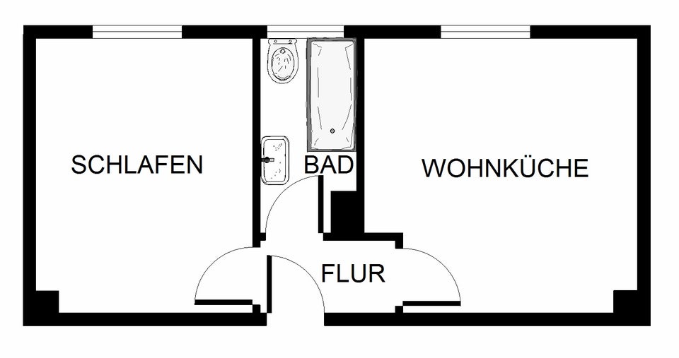 Nachmieter kurzfristig gesucht: Gemütliche 1,5-Raum-Wohnung mit Terrasse - Foto 5