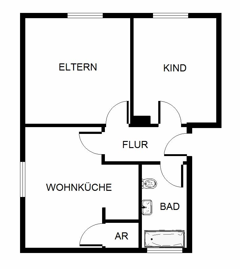 Schöne 2-Zimmer-Wohnung zum Wohlfühlen! - Foto 1