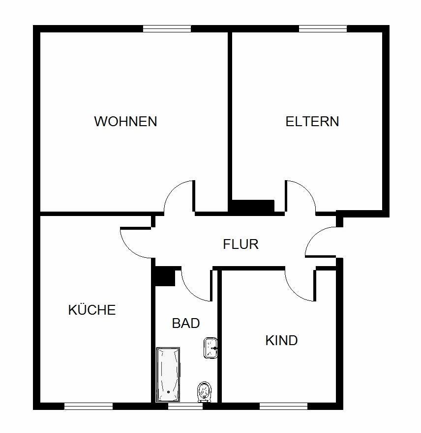 Renovierte 3 - Zimmer Wohnung mit Balkon in modernisierter Wohnanlage! - Foto 3