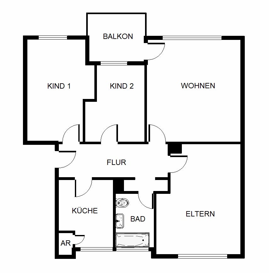 Neue Wohnung, neues Glück! Großzügige 4-Zi.-Wohnung - Photo 4