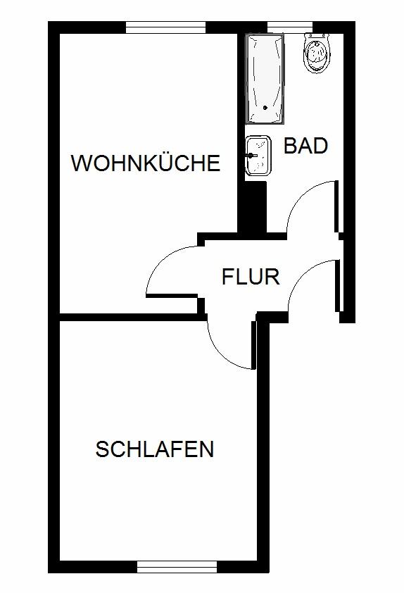 Renovierte 1,5 Zimmer Wohnung - Photo 2