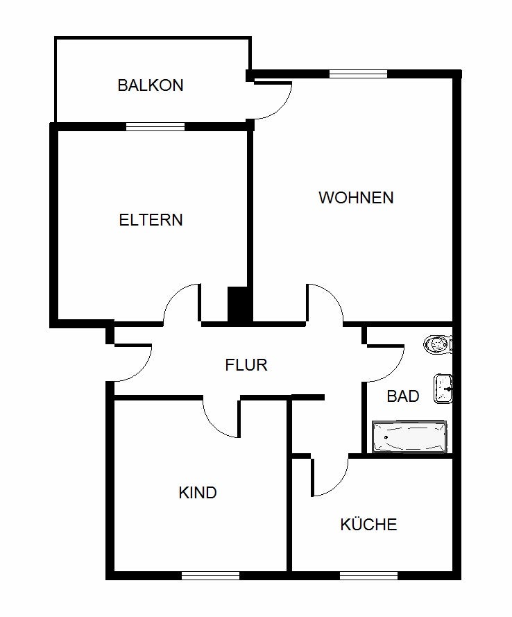Schöner Wohnen: günstig geschnittene 3,5-Zimmer-Wohnung - Photo 3