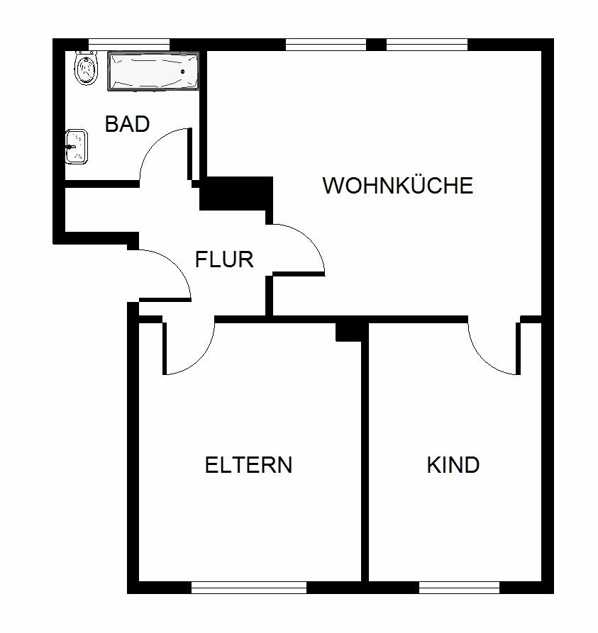 In ruhiger Lage zuhause – 2-Zimmer-Wohnung mit Wohlfühlfaktor - Foto 4