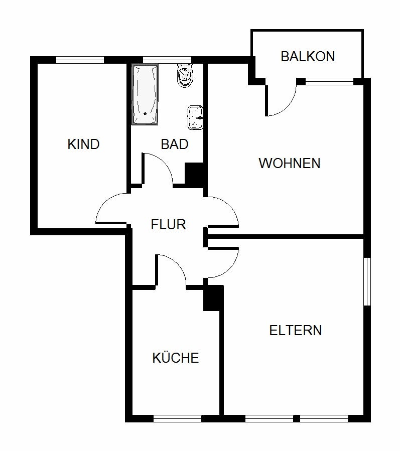 Zum wohlfühlen schön! Gemütliche 3-Zimmer-Wohnung mit Balkon - Foto 3