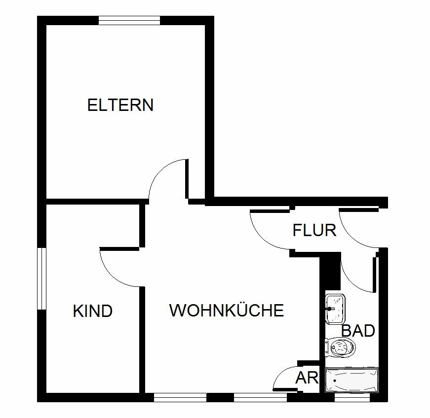 Smarter Wohnen: günstige 2-Zimmer-Wohnung - Photo 2
