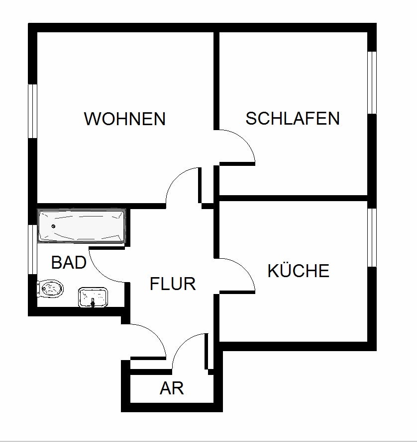 Über den Dächern des Eltingviertel: 2-Zi.-DG-Whg. mit Zentralheizung! - Foto 1