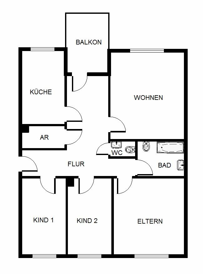 Wohlfühloase für Familien: 4 Zimmer in grüner Lage von Essen-Karnap - Foto 2