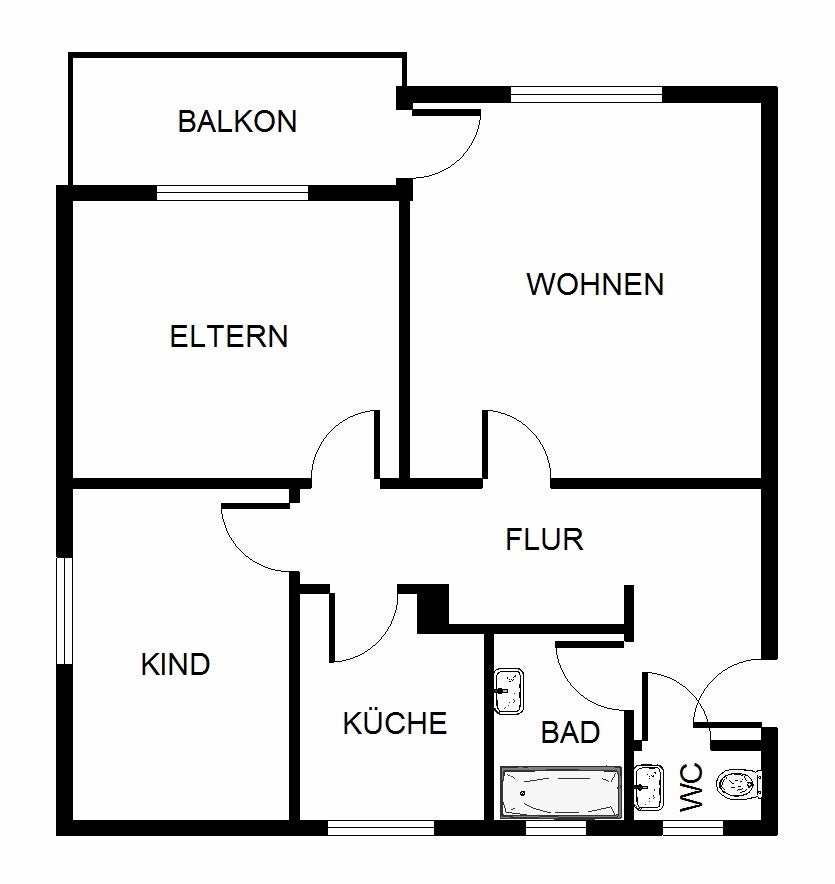 Moderner Schnitt, frischer Look: 3 Zimmer mit Balkon auf 72 m² – komplett renoviert! - Foto 3