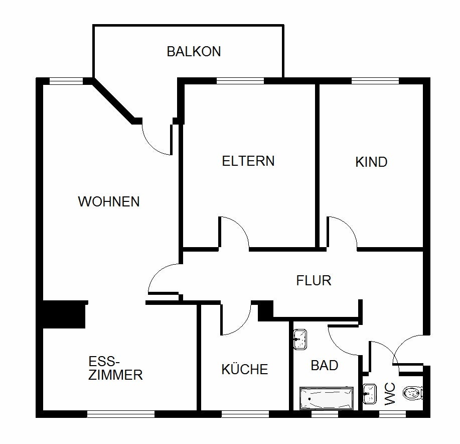 Platzwunder in Passau: Moderne 3,5-Zimmer-Wohnung mit Balkon - Foto 5