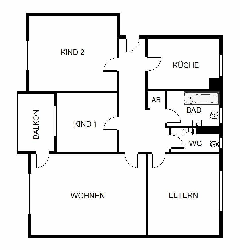 Schöne 4 Zimmer Wohnung in Köln - Foto 3