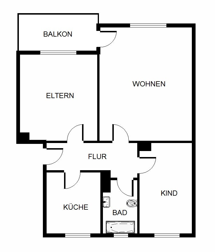 Renovierte 3-Zimmer-Wohnung für die Familie in ruhiger Lage - Foto 5