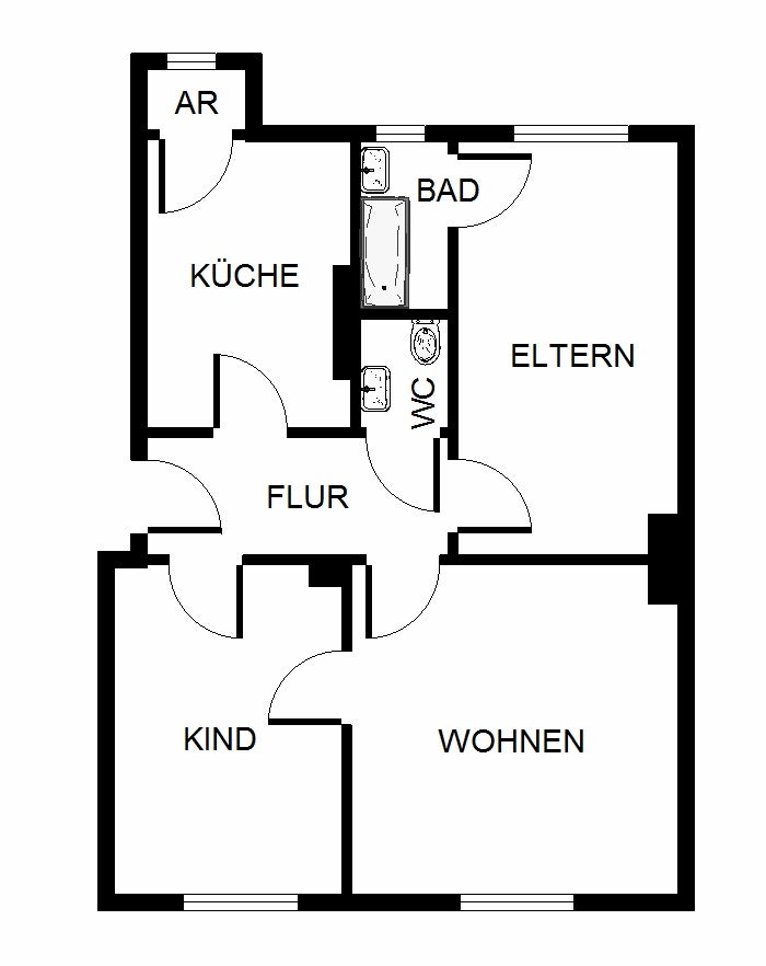 3 Zimmer in attraktiver Lage! - Foto 4