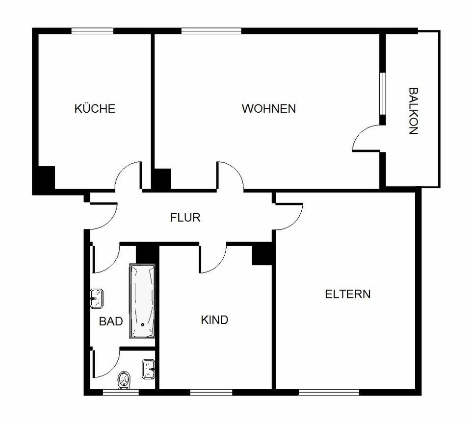 Erstbezug nach Sanierung! Helle 3-Zimmer-Wohnung im 4. OG ohne Aufzug. - Foto 4
