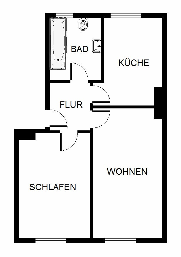 Traute Zweisamkeit bietet Ihnen diese gemütliche 2 Zimmerwohnung! - Foto 2