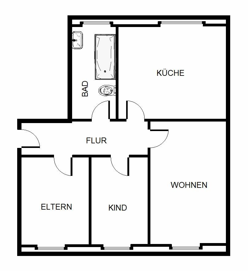Wunderschöne 3-Zimmer-Wohnung im 4. OG ohne Aufzug ! - Foto 5