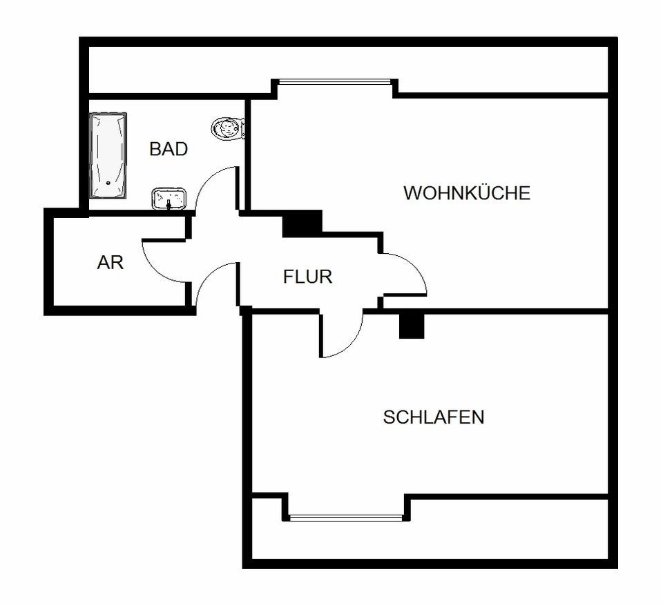 Auf, nach Heisingen! Urgemütliche, renovierte 2 Zimmer im DG (2.OG) - Foto 2