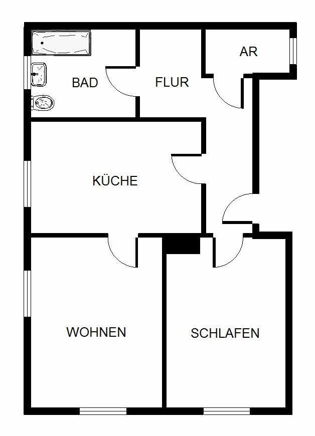 2 x 2! Zwei Zimmer im Zweiten Obergeschoß! - Foto 5