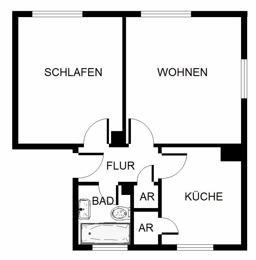 ideale 2-Zimmer-Wohnung in Stadtnähe! - Photo 2