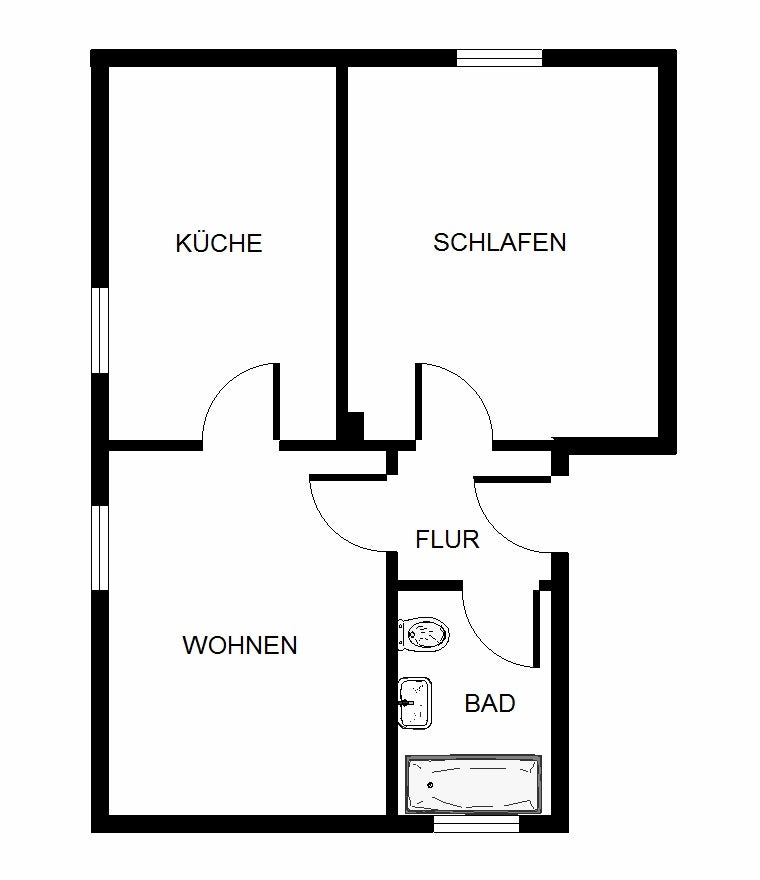 Reinkommen und Wohlfühlen: interessante 2-Zimmer-Wohnung - Foto 4