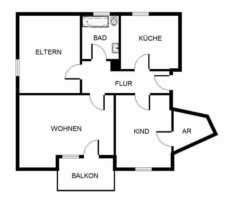 Jetzt zugreifen: individuelle 3-Zimmer-Wohnung - Photo 3