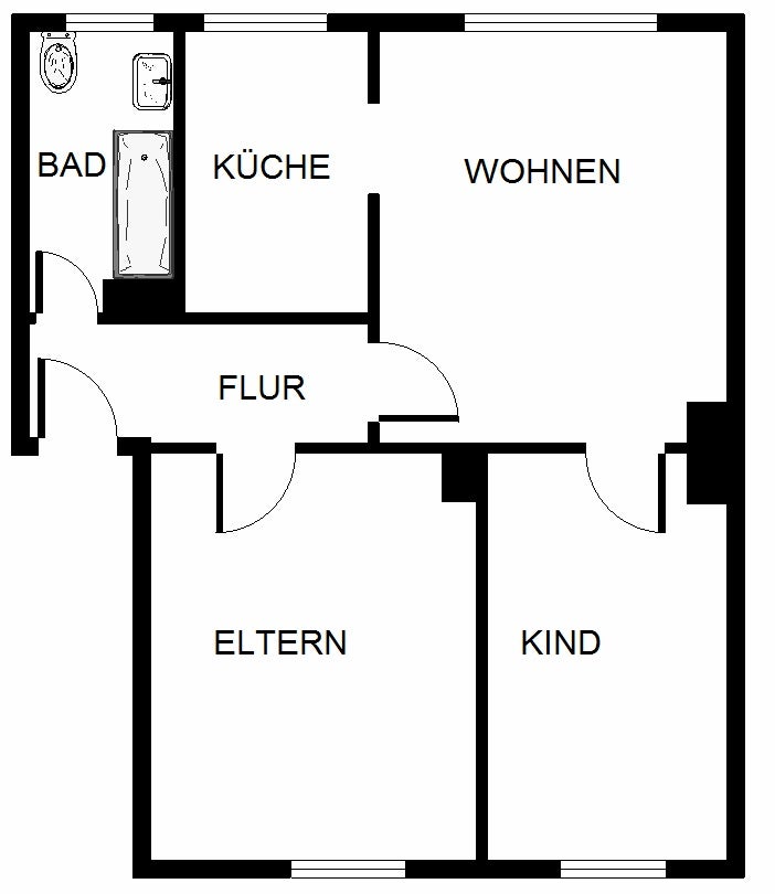 Miet mich - individuelle 2,5-Zimmer-Wohnung - Foto 2