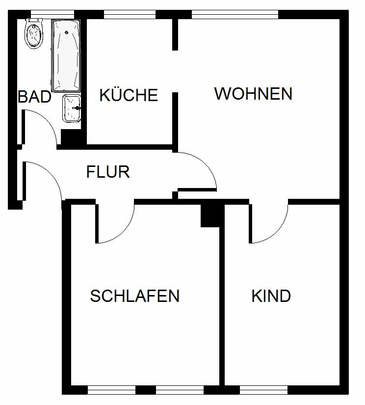 gemütliche, sanierte 3-Zi.-Wohnung mit Balkon - Foto 5