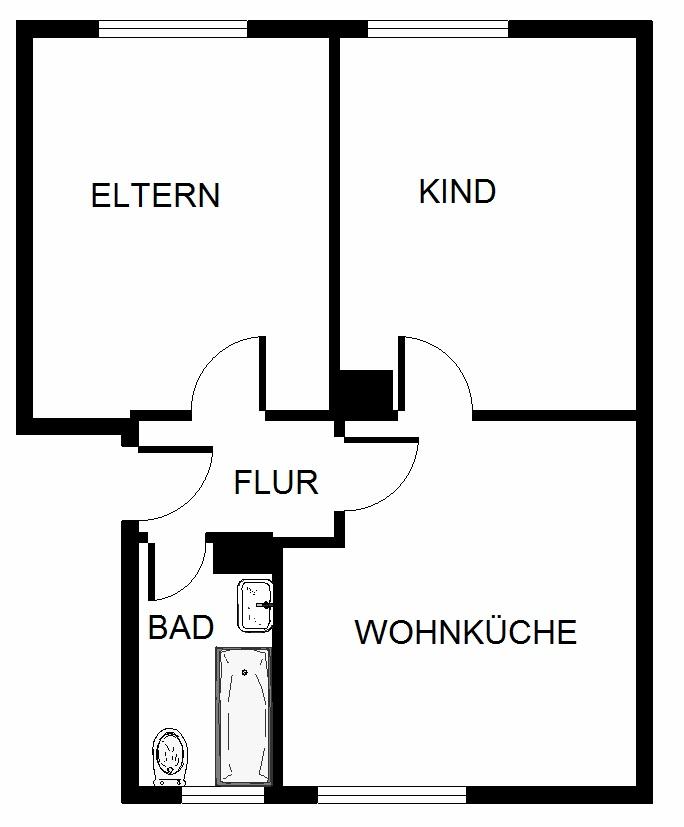 geräumige, sanierte 2,5-Zimmer-Wohnung im EG - Foto 4