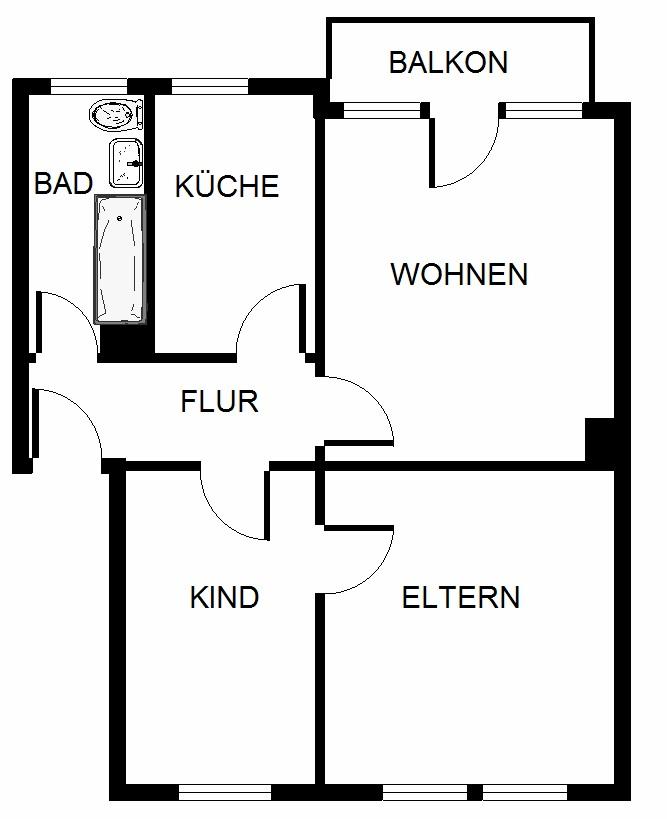 Etwas besonderes: günstig geschnittene 3-Zimmer-Wohnung - Photo 5