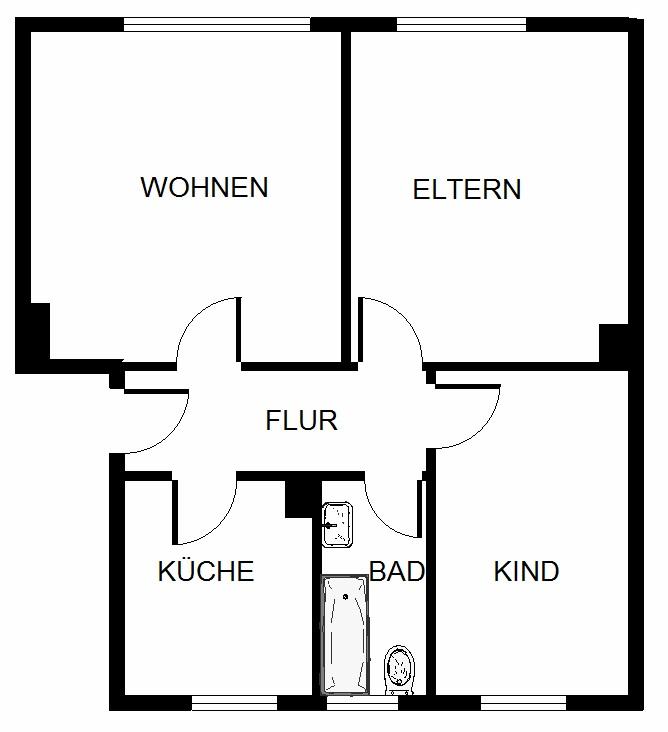 Neue Wohnung, neues Glück! Gut geschnittene 3-Zi.-Wohnung mit Balkon - Photo 2
