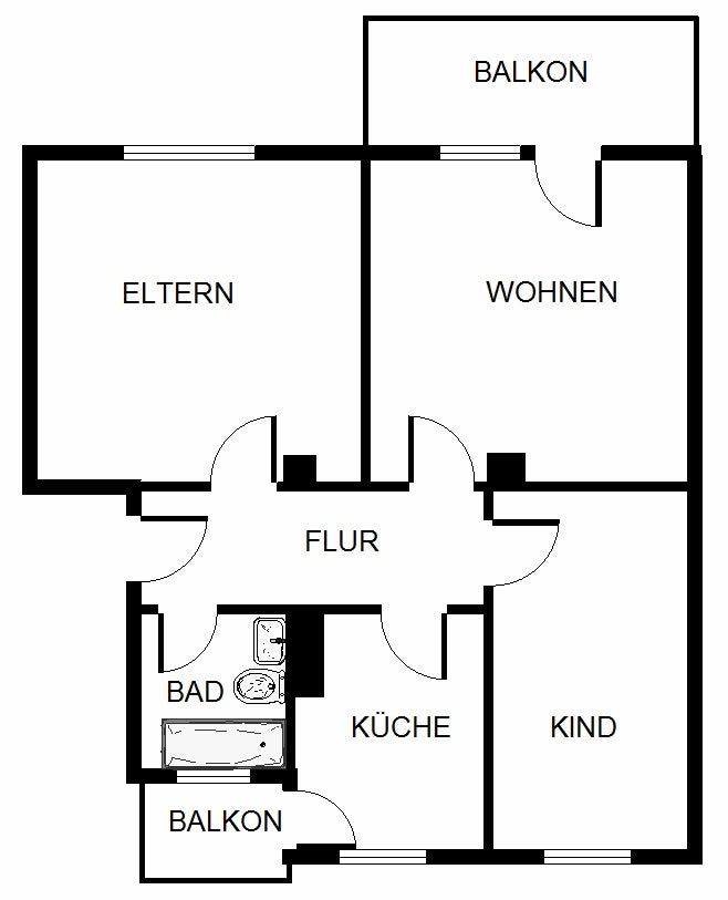Schöner Wohnen in dieser individuellen 3-Zimmer-Wohnung - Photo 3