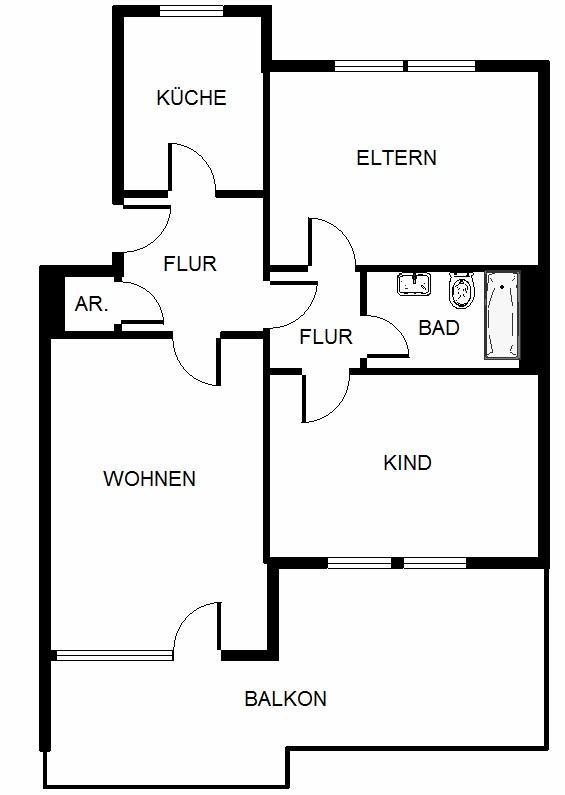 Top-Wohnlage und neu renoviert! 3-Zimmer-Wohnung mit großem Sonnenbalkon - Foto 4