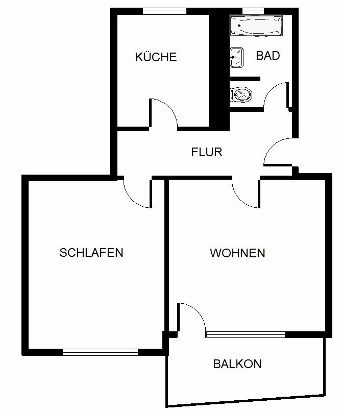 Charmante, frisch sanierte 2-Zimmer-Citywohnung mit Balkon in zentraler Lage - Photo 3