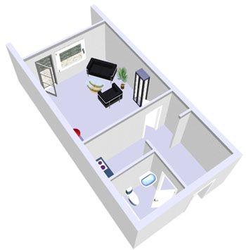 Mit dem Fahrrad zur Uni: Schöne 1 Zi.-Wohnung in Stadtnähe - Foto 4