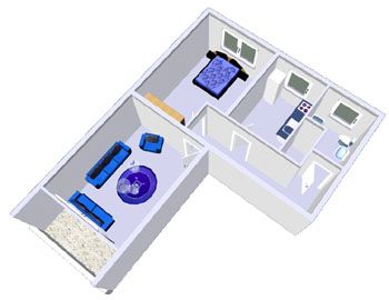 Renovierte 2-Zimmer-Wohnung mit Ausblick - Foto 2