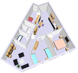 Moderne 3,5-Zimmer-Dachgeschosswohnung ohne Fahrstuhl - Foto 2