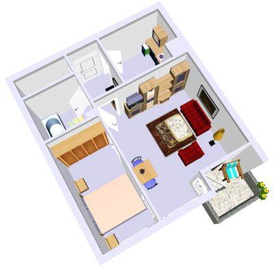 Günstige Wohnung - ideal für Rentner oder Studenten - Foto 4