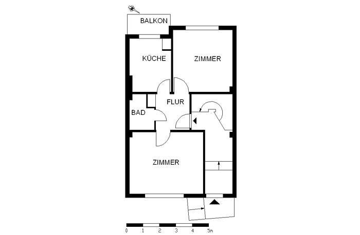 Gemütliche 2-Zimmer-Hochparterrewohnung mit Balkon - Foto 2
