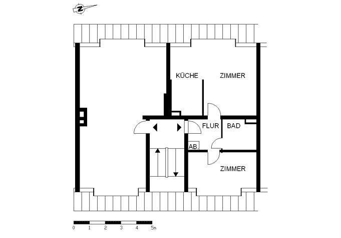 Wohn(t)raum: günstige 2-Zimmer-Wohnung mit Ausblick - Foto 3