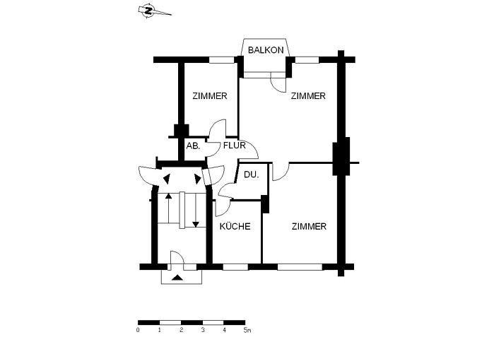 Helle Wohnung mit Balkon - Foto 4
