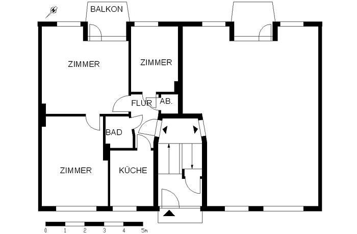 Schöne 2,5-Zimmer-Wohnung mit Balkon - Foto 2