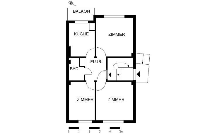 Schöne 3-Zimmer-Wohnung mit Balkon - Foto 2